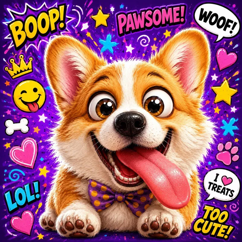 Goofy Cute Animal Poster Packs