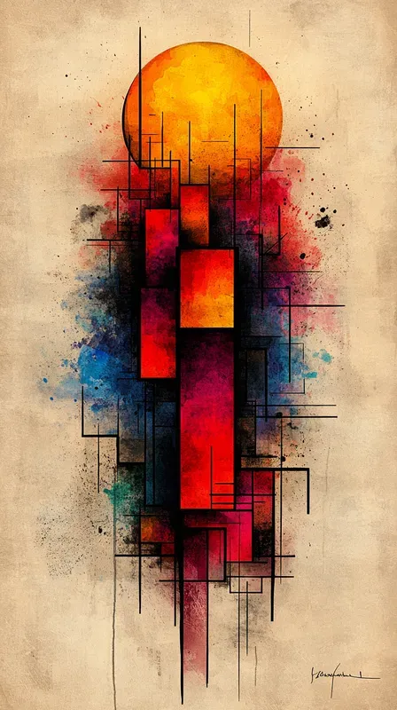 Vibrant Art Inspired By Masters