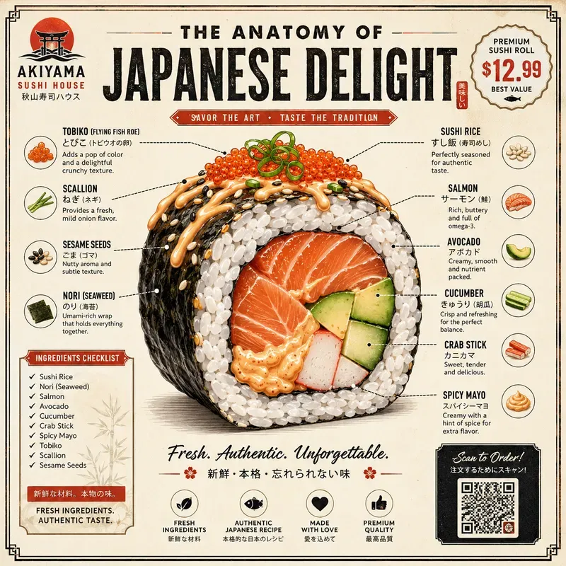 Anatomy Of Food Infographic Generator