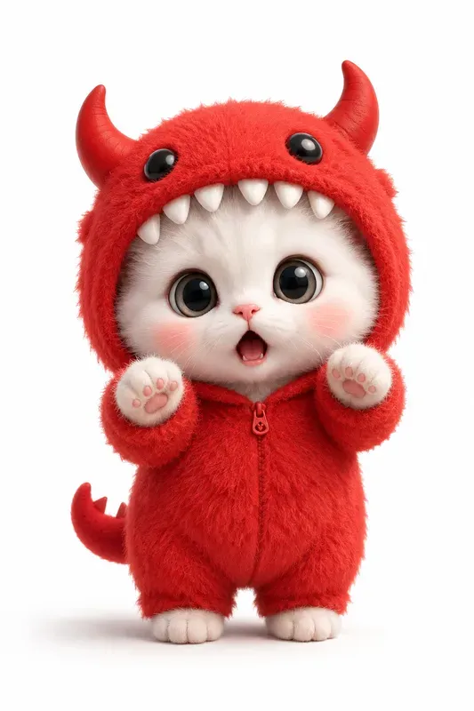 Cute Chibi Monster Costume Pets