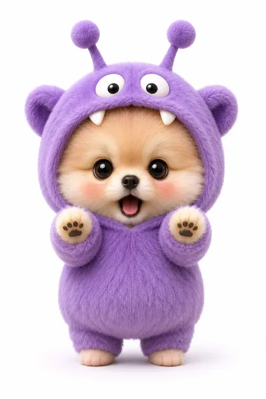 Cute Chibi Monster Costume Pets