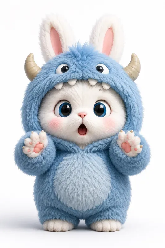 Cute Chibi Monster Costume Pets