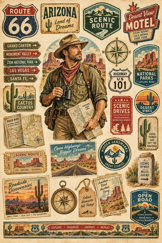Vintage County Map Ephemera