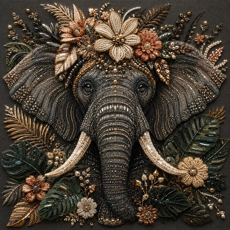 Jeweled Wildlife Portraits