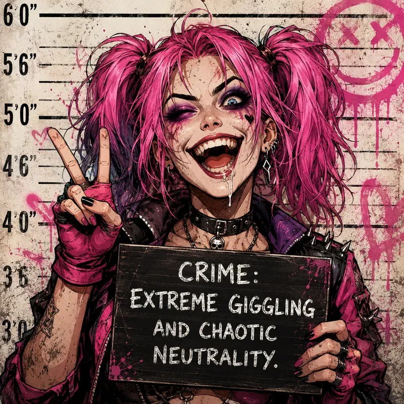 Edgy Graphic Art Mugshots