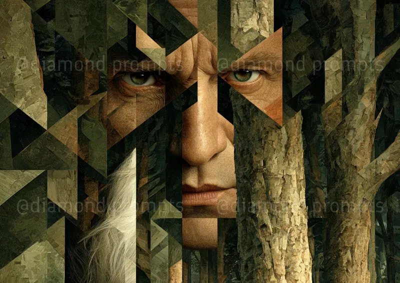 Surreal Cubist Fine Art Portraits