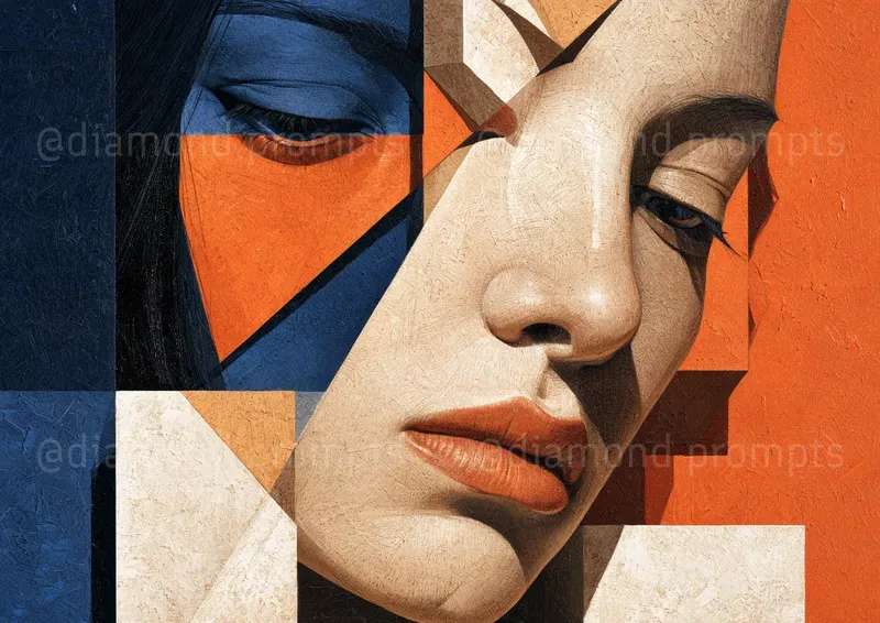 Surreal Cubist Fine Art Portraits