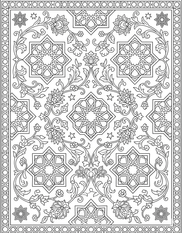 Halal Kids Coloring Page Generator