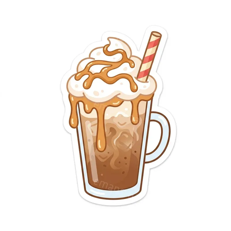 Warm Pastel Color Food Stickers