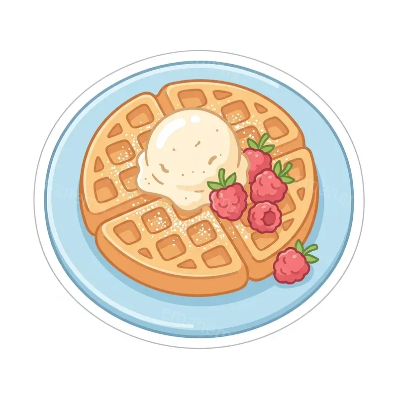 Warm Pastel Color Food Stickers