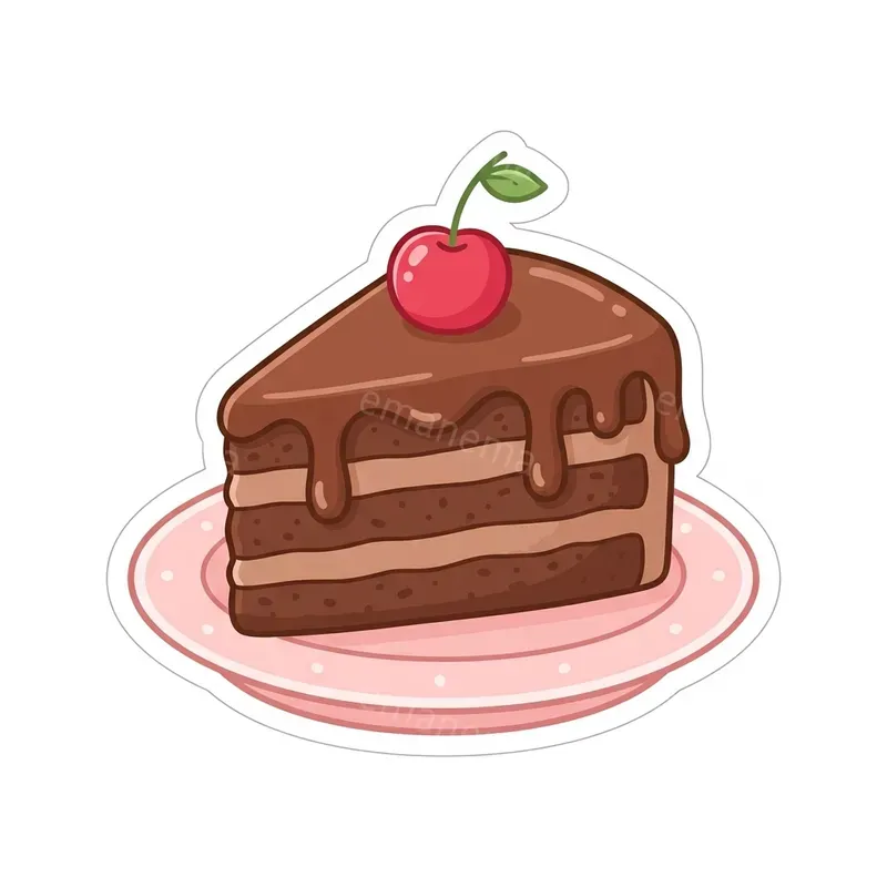 Warm Pastel Color Food Stickers