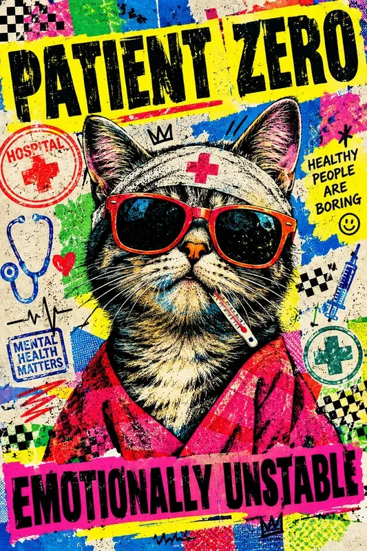 Ironic Medical Animal Poster Designs