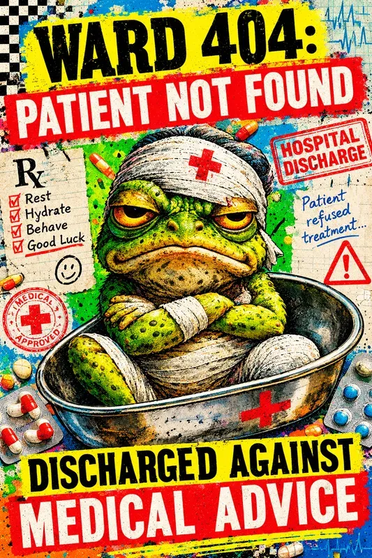 Ironic Medical Animal Poster Designs