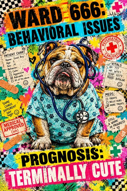 Ironic Medical Animal Poster Designs