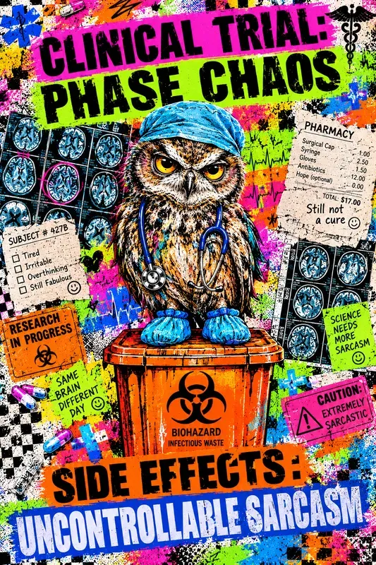 Ironic Medical Animal Poster Designs