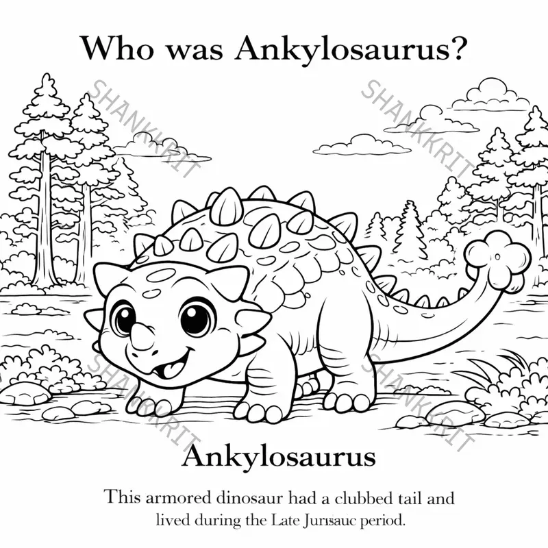 Dinosaur Coloring Pages