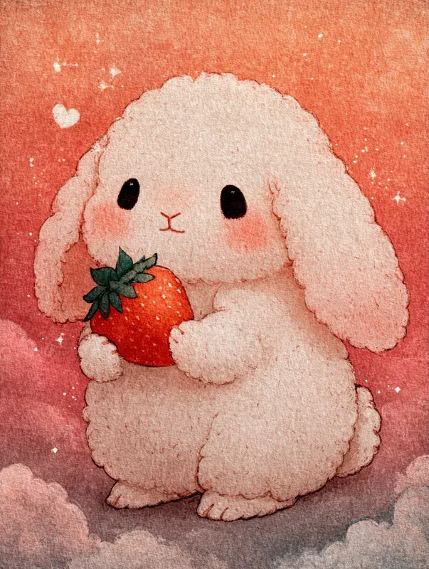 Soft Kawaii Dream Character Art