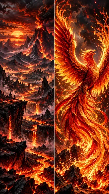 Cinematic Diptych Art Generator