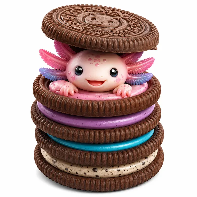 Cute Cookie Character Stacks
