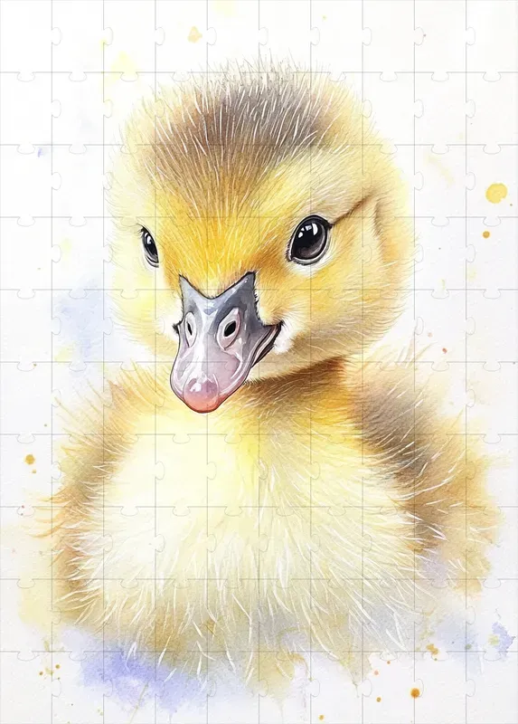 Watercolor Baby Birds