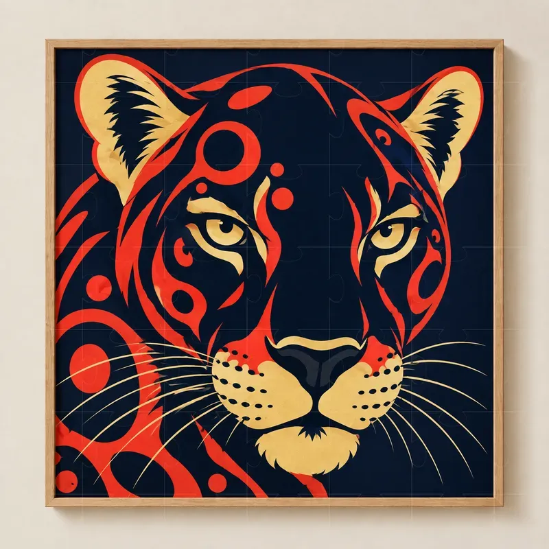 Modern Animal Portrait Wall Art