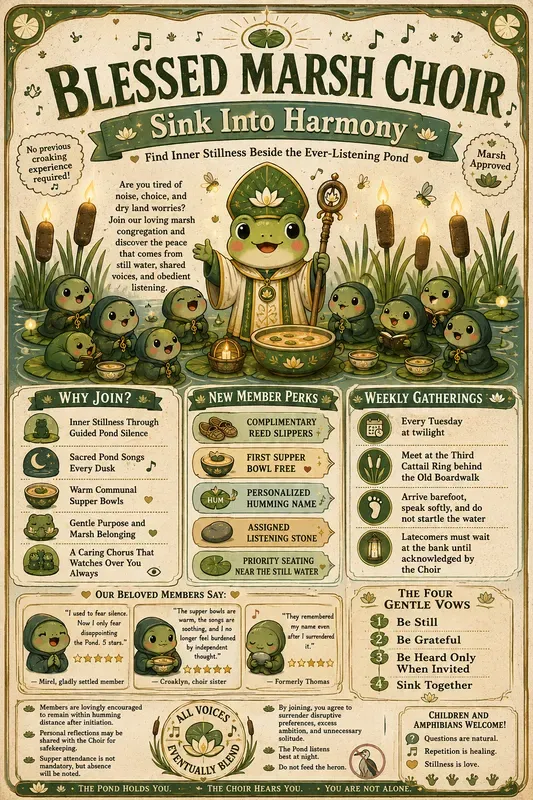 Cute Cult Recruitment Flyer Generator