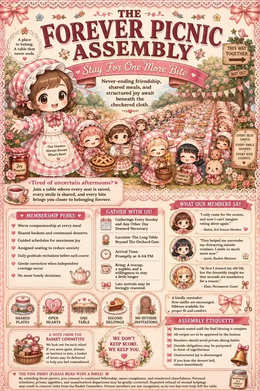 Cute Cult Recruitment Flyer Generator