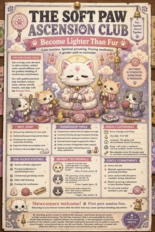 Cute Cult Recruitment Flyer Generator