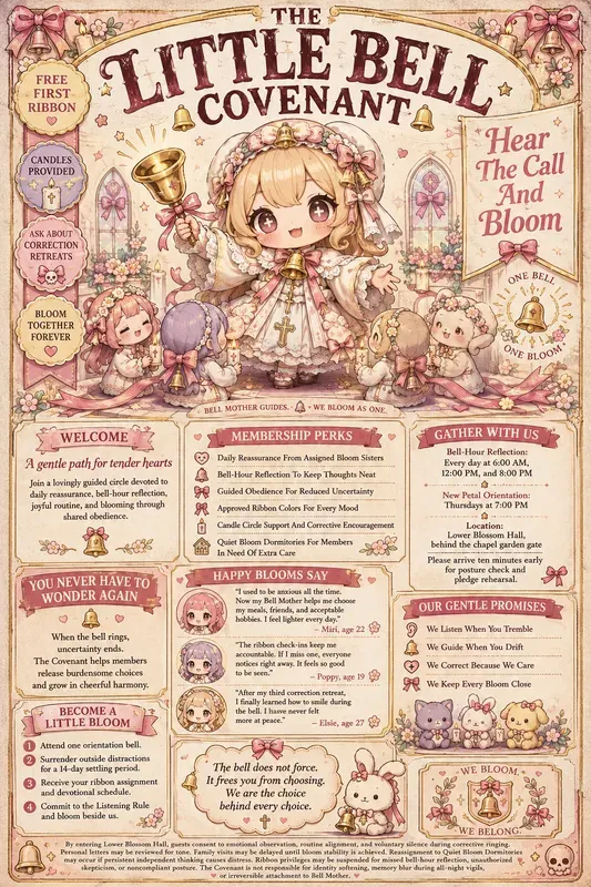Cute Cult Recruitment Flyer Generator