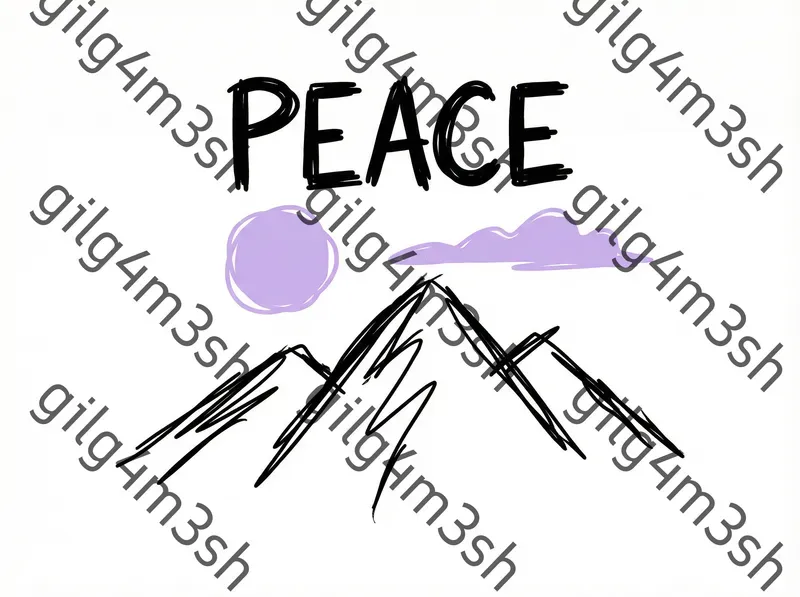 Moody Psychological Line Art