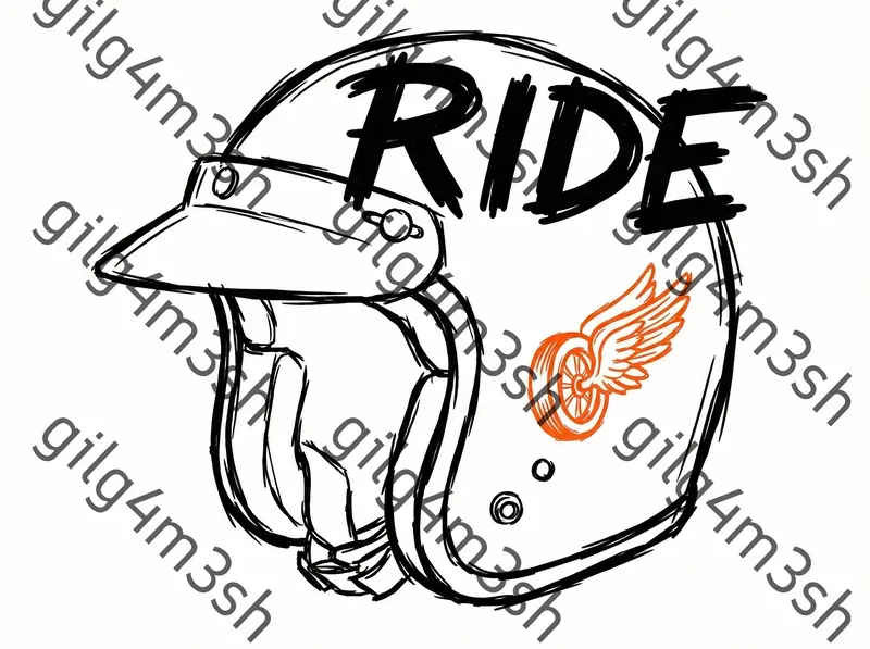 Moody Psychological Line Art