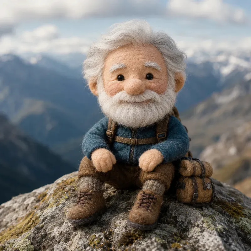 Felted Wool Character Portraits