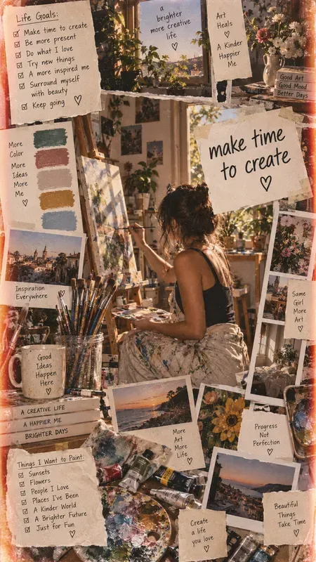 Analog Life Goals Hobby Vision Boards