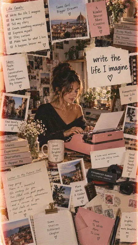 Analog Life Goals Hobby Vision Boards