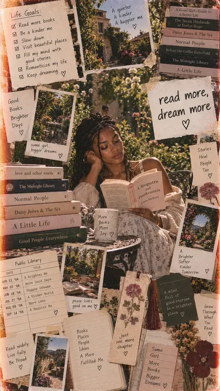 Analog Life Goals Hobby Vision Boards