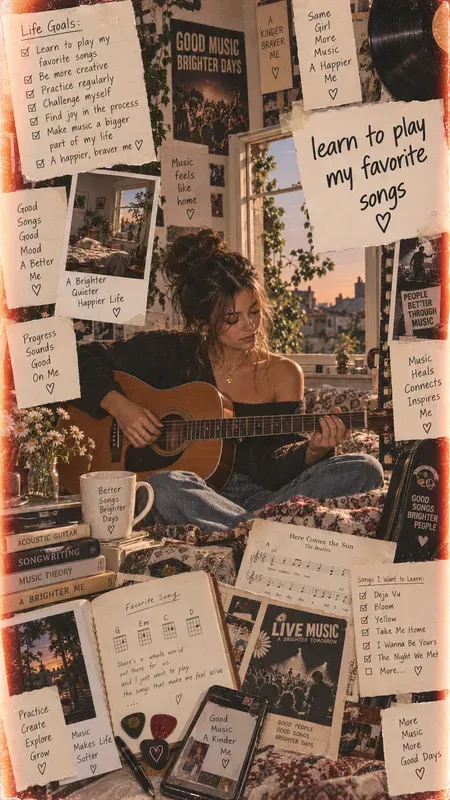 Analog Life Goals Hobby Vision Boards