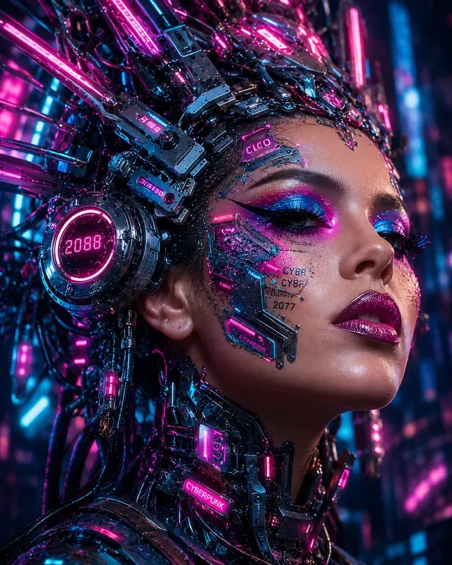 Beauty Themed Hair And Makeup