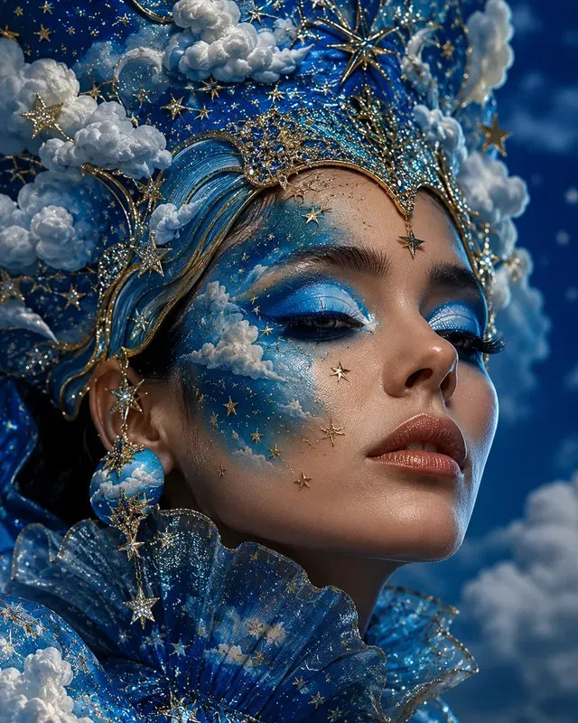 Beauty Themed Hair And Makeup