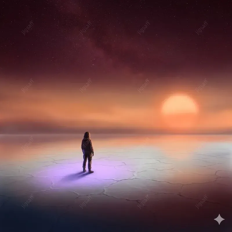 Neon Glow Dreamcore Digital Paintings