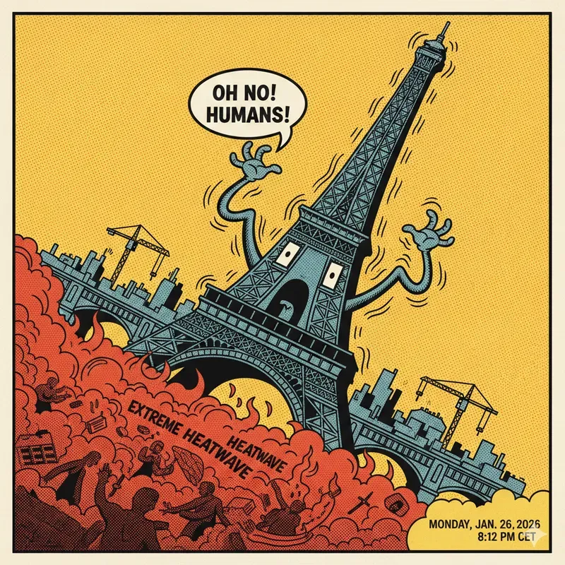 Satirical City Crisis Cartoon Psas