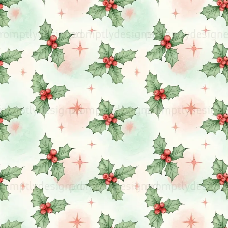 Cute Christmas Seamless Backgrounds