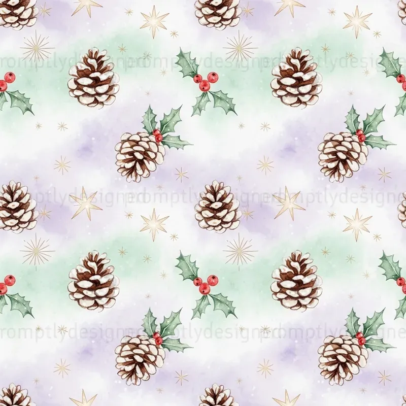 Cute Christmas Seamless Backgrounds
