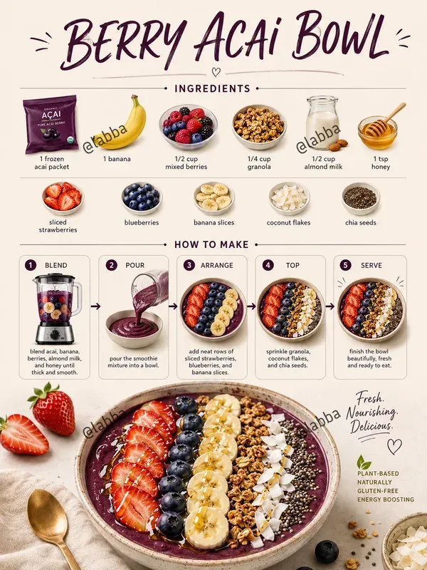 Stylish Culinary Recipe Infographics