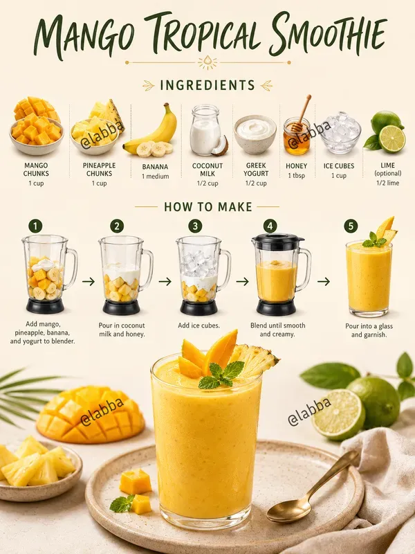 Stylish Culinary Recipe Infographics