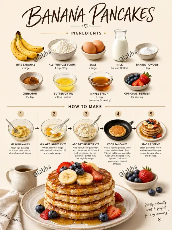 Stylish Culinary Recipe Infographics