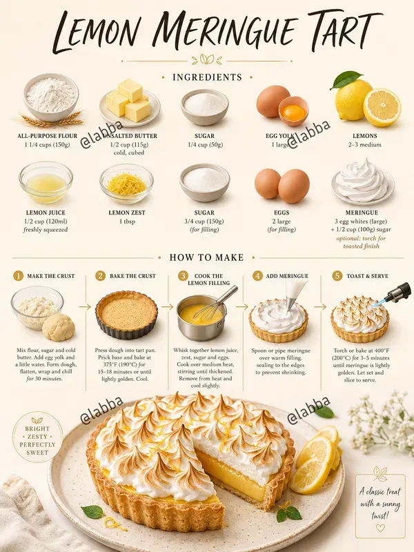 Stylish Culinary Recipe Infographics
