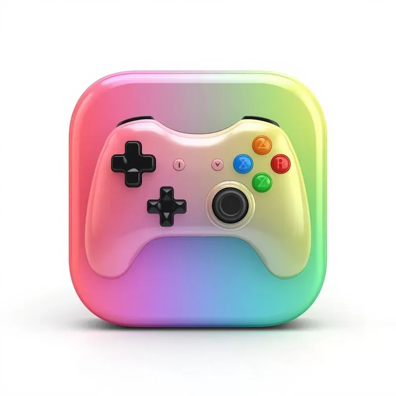 3D Cartoon Social Media Icons