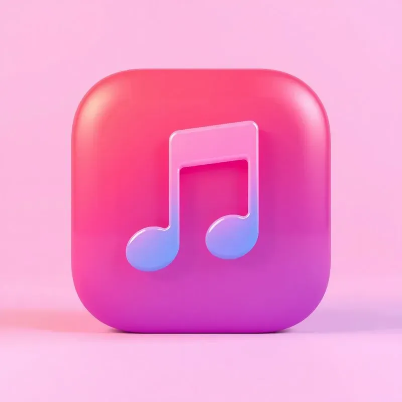 3D Cartoon Social Media Icons