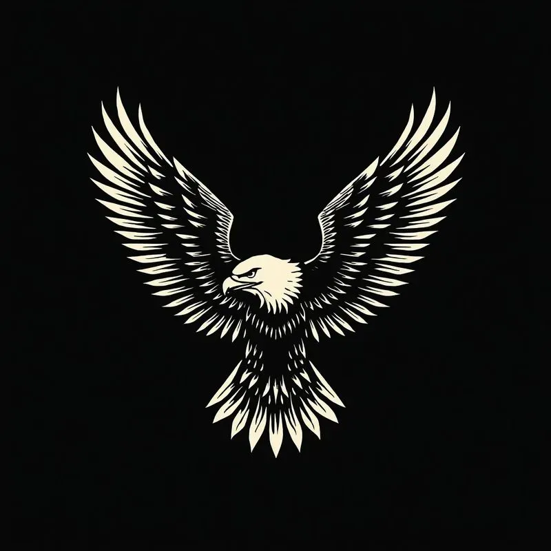 Vintage Eagle Tshirt Design Generator