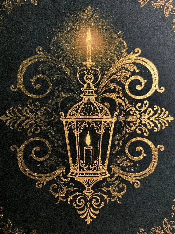 Gold Foil Christmas Junk Journal Pages